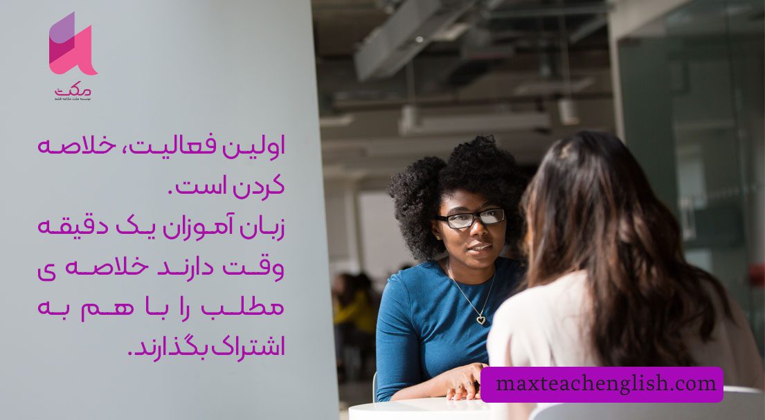 10 فعالیت بعد از گوش دادن، post-listening 2 فعالیت بعد از گوش دادن