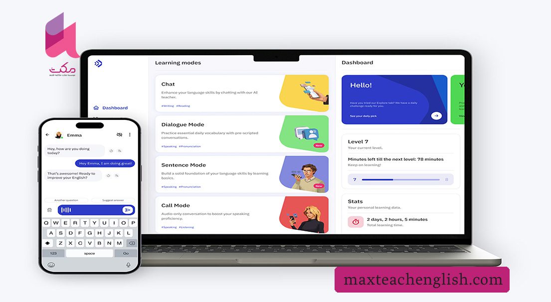 هوش مصنوعی و یادگیری زبان 4 آموزش زبان با هوش مصنوعی TalkPal